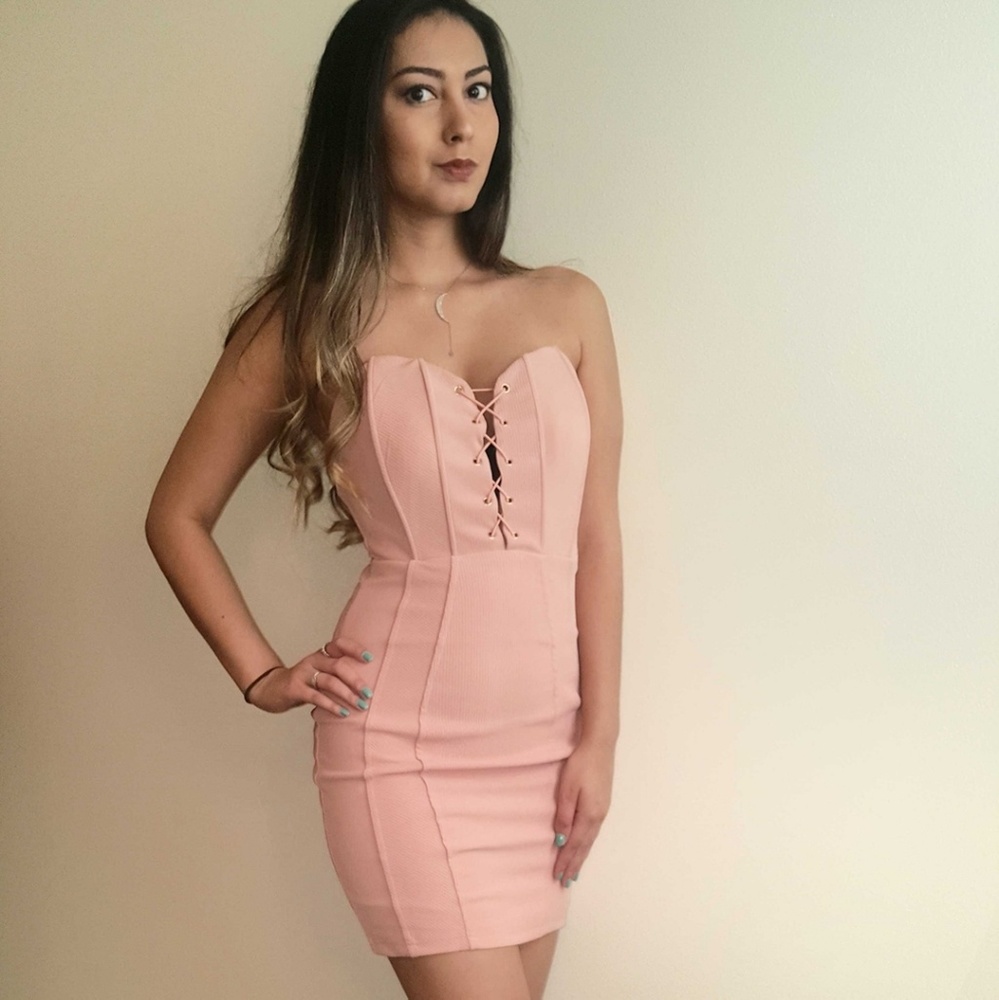Blush rose dress